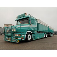 Tekno Scania 4-Serie Torpedo motorwagen met aanhanger JACOB PEDERSEN