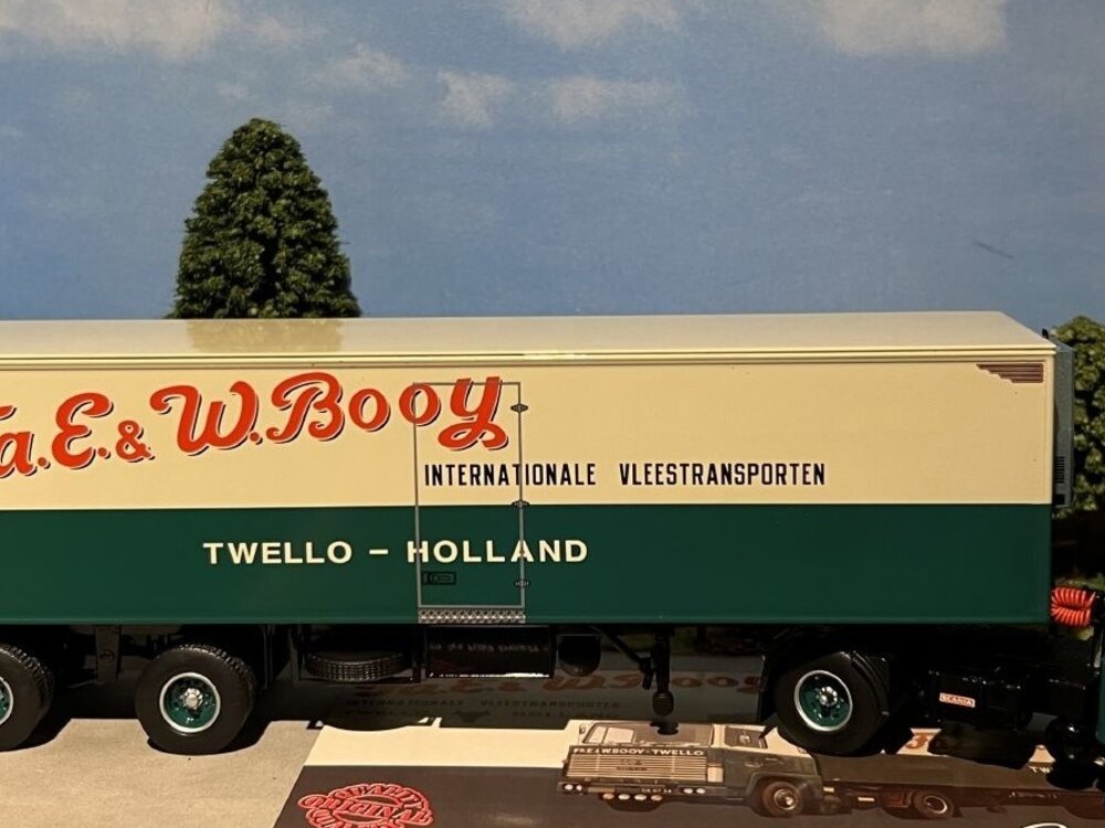 Tekno Tekno Scania 110 with 2-axle widespread reefertrailer BOOY TWELLO