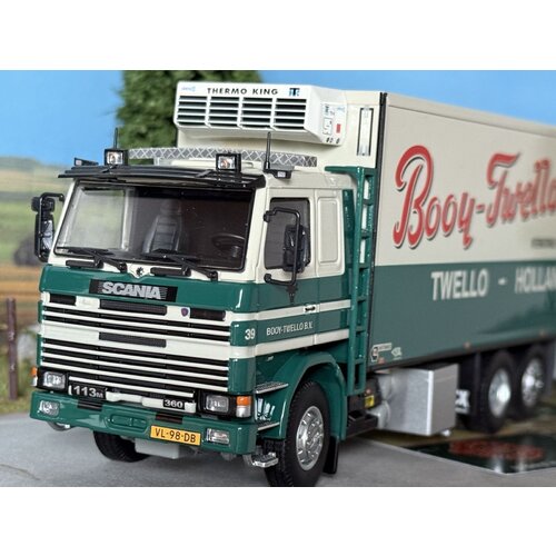Tekno Tekno Scania 113M Rigid truck with 2-axle trailer BOOY TWELLO Tekno Tekno Scania 113M Rigid truck with 2-axle trailer BOOY TWELLO