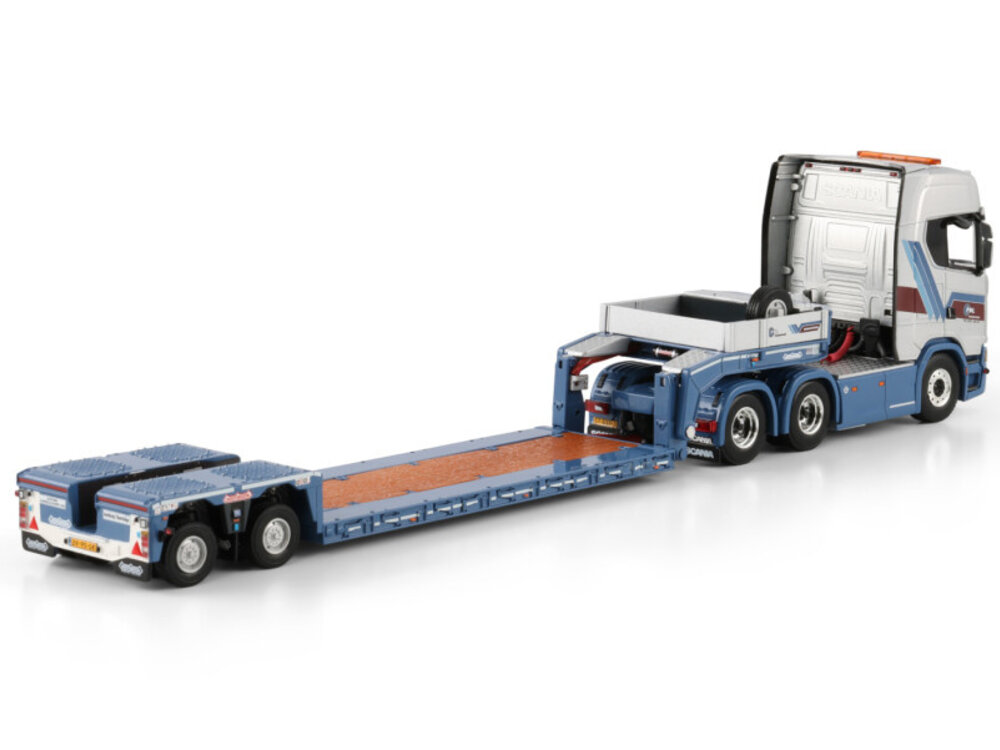 WSI WSI Scania S Highline 6x2 with 2-axle euro PX lowloader POL-TRANSPORT