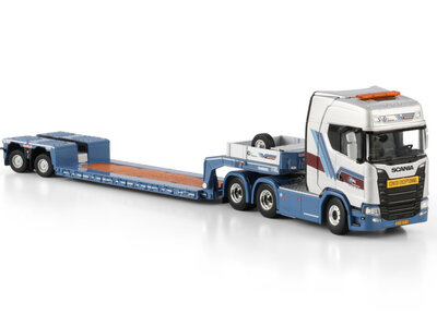 WSI WSI Scania S Highline 6x2 with 2-axle euro PX lowloader POL-TRANSPORT