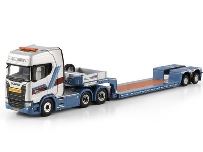 WSI WSI Scania S Highline 6x2 with 2-axle euro PX lowloader POL-TRANSPORT