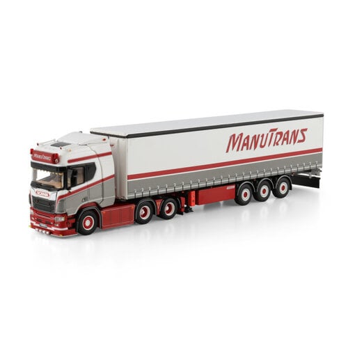 WSI WSI Scania R Highline 6x2 with 3-axle curtainside trailer MANUTRANS WSI WSI Scania R Highline 6x2 with 3-axle curtainside trailer MANUTRANS