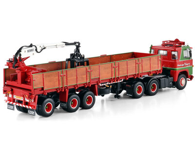 WSI WSI Scania 140 6x2 with 3-axle classic brick trailer FONTEIJN WEERT