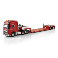 WSI Daf XG+ 6x4  met 2-assige euro PX Lowloader NOOTEBOOM RED LINE