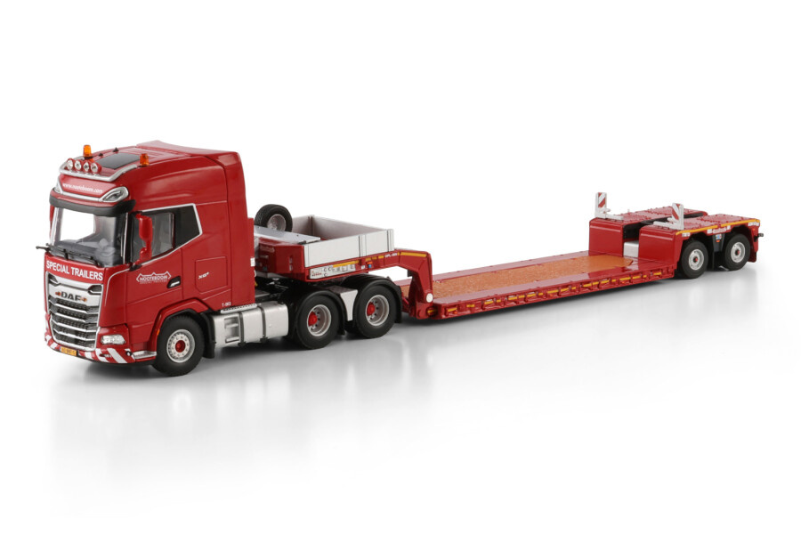 WSI Daf XG+ 6x4 met 2-assige euro PX Lowloader NOOTEBOOM RED LINE