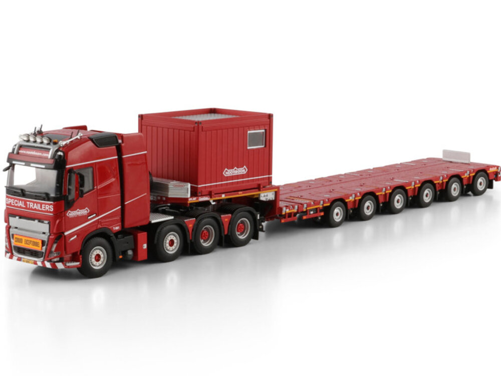 ミニカー WSI 1/50 VOLVO Lowloader 5ac Nooteboom 1:50 for WSI