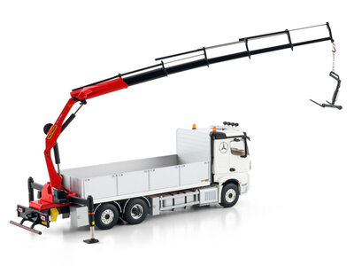 WSI WSI Mercedes- Benz Actros MP5 Classic  Space riged flatbed truck 6x2 with palfinger PK 19.001 SLD 5 PALFINGER