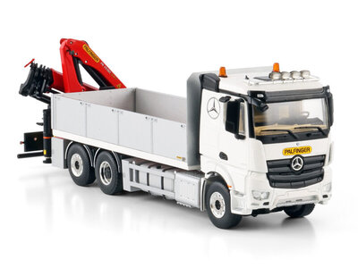 WSI WSI Mercedes- Benz Actros MP5 Classic  Space riged flatbed truck 6x2 with palfinger PK 19.001 SLD 5 PALFINGER