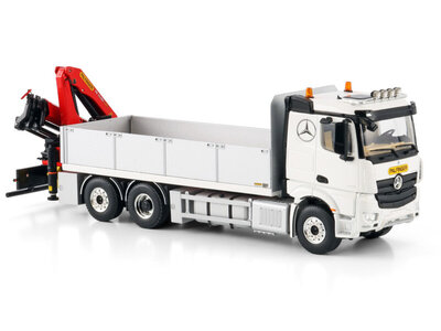WSI WSI Mercedes- Benz Actros MP5 Classic  Space riged flatbed truck 6x2 with palfinger PK 19.001 SLD 5 PALFINGER