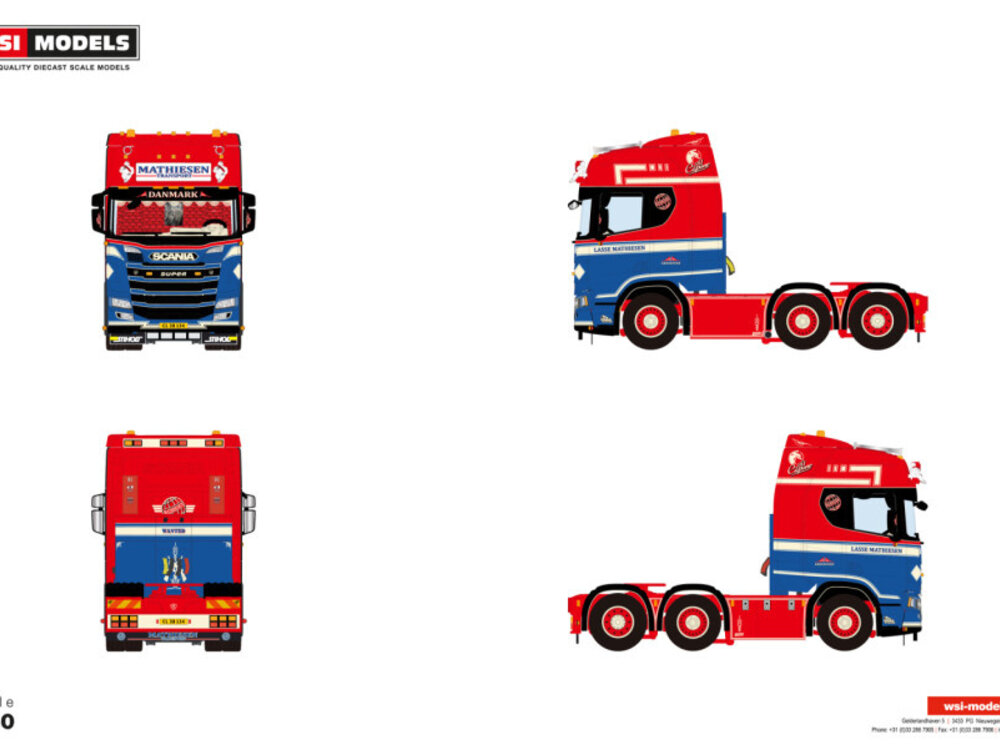 wsi  SCANIA R 620 ミニカー VSI-004 wsi SCANIA R 620 ミニカー VSI-004 wsi SCANIA R 620 ミニカー