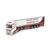 Tekno Scania Next Gen S-Highline with 3-axle curtainside trailer STUART HARVEY TRANSPORT