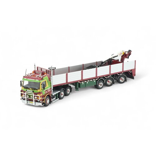 Tekno Tekno Scania 143-450 with 3-axle bricktrailer DE HEUS Tekno Tekno Scania 143-450 with 3-axle bricktrailer DE HEUS