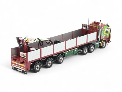 Tekno Tekno Scania 143-450 met 3-assige stenenoplegger DE HEUS