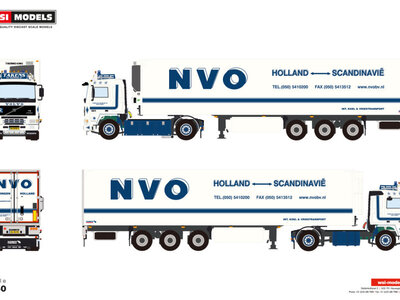 WSI WSI Volvo F16 4x2 met 3-assige koeloplegger TAKENS INTERNATIONAAL TRANSPORT B.V.