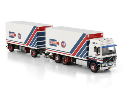 WSI WSI Volvo F12 Glob. 6x2 motorwagen met 2 as oplegger J. STAM / BOERS