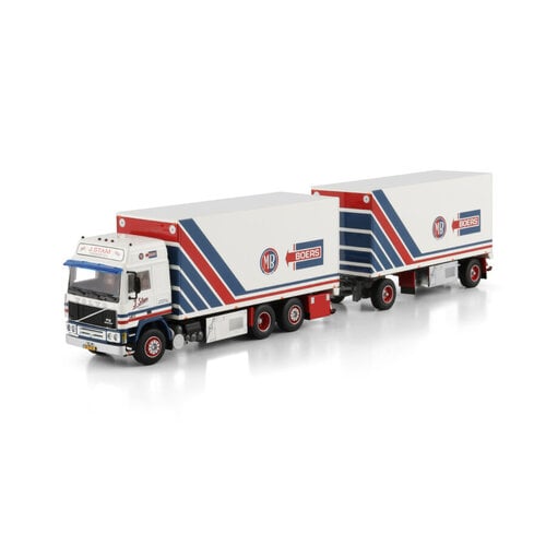 WSI WSI Volvo F12 Glob. 6x2 rigid reefer truck drawbar trailer J. STAM / BOERS WSI WSI Volvo F12 Glob. 6x2 rigid reefer truck drawbar trailer J. STAM / BOERS