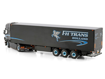 WSI WSI Scania 4-serie Topline 4x2 with 3-axle reefer tailer FH TRANS