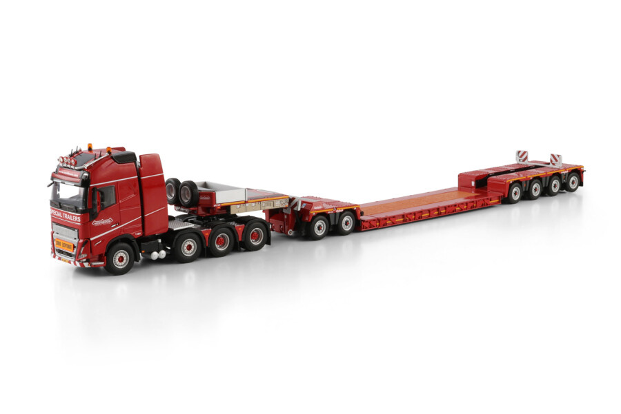 WSI 1/50 VOLVO Lowloader トレーラー WSI 1/50 for VOLVO FH 4 SLEEPER CAB 6x2 LOWLOADER trailer