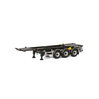 WSI White line container trailer for swopbody - 3 axle
