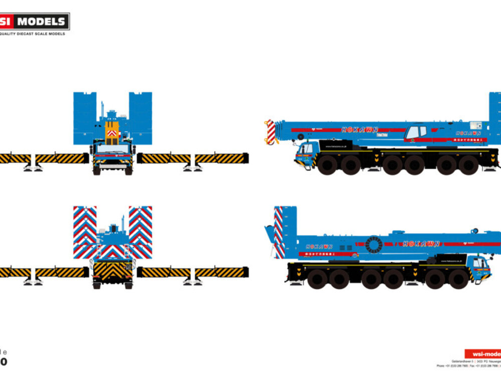 WSI WSI Tadano ATF 400-G Crane + JIB HOKAWN