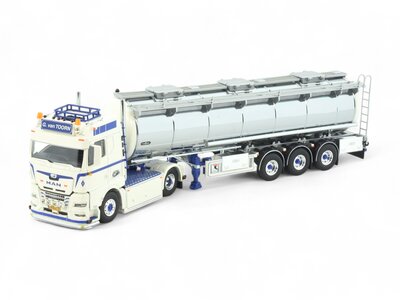 Tekno Tekno MAN TGX GM 4x2 Riged truck with 3-axle tanktrailer G. VAN TOORN