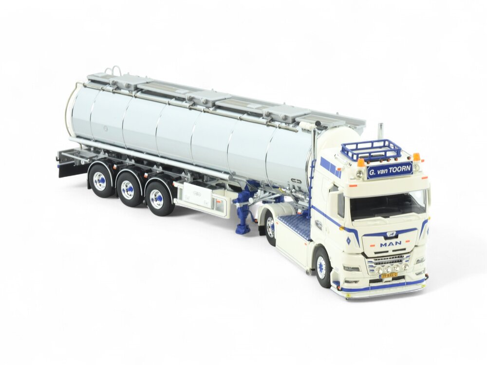 Tekno Tekno MAN TGX GM 4x2 Riged truck with 3-axle tanktrailer G. VAN TOORN