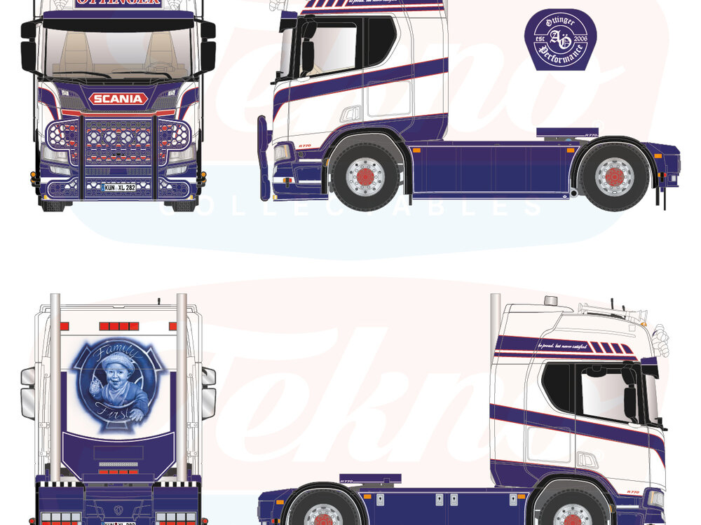 Tekno Tekno Scania NGR Highline 4x2 ÖTINGER TRANSPORTE