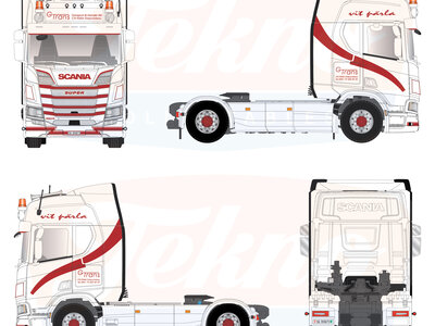 Tekno Tekno Set van 3 Scania trekkers: NGS, NGR & R-Streamline G - TRANS
