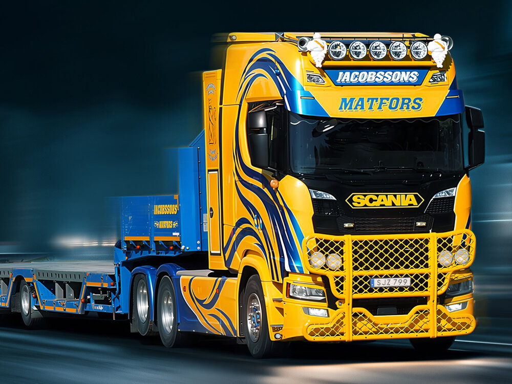 IMC IMC Scania S High roof 6x4 + 3-axle Nooteboom OSDS lowloader OLA JACOBSSONS