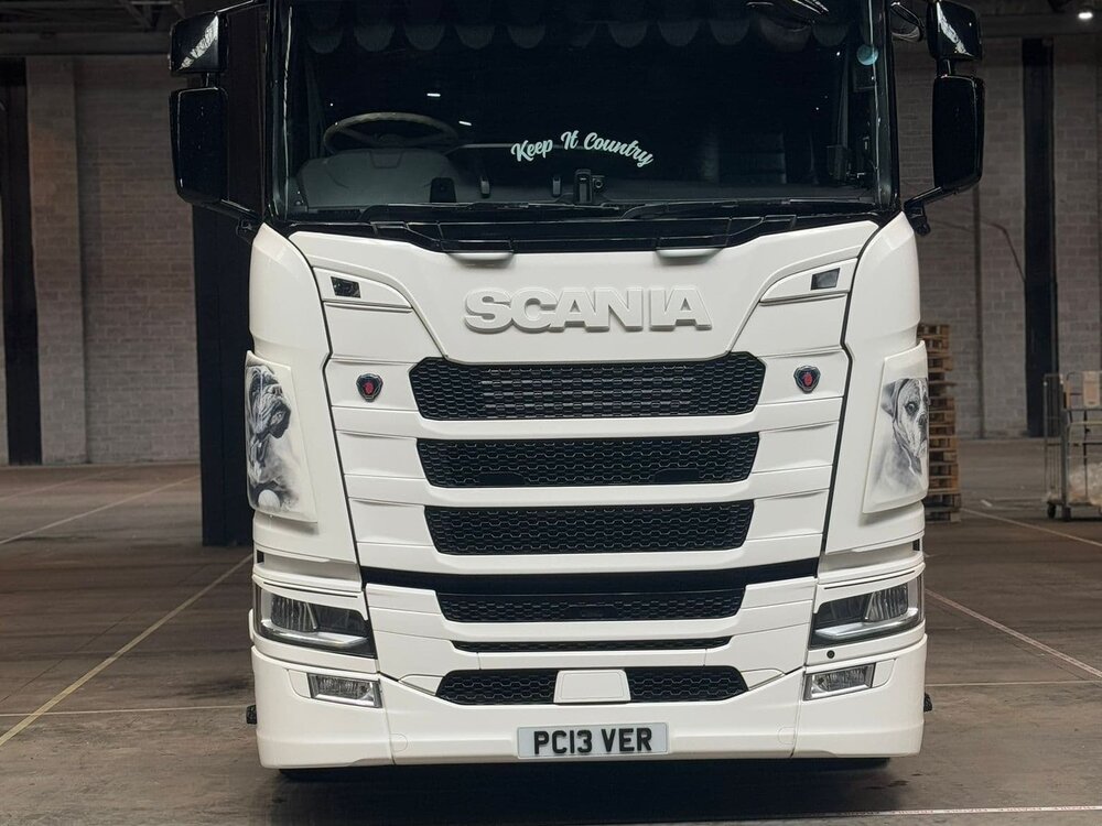 WSI WSI Scania S520 6x2 with 3-axle container trailer PAUL CLEAVER Suffolk England