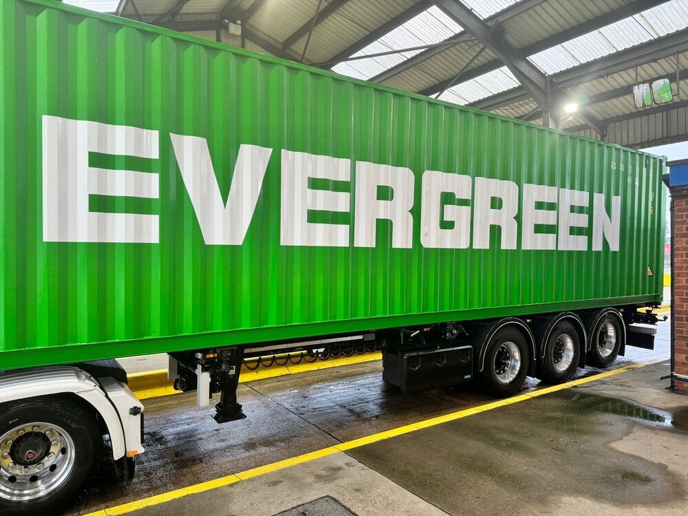 WSI WSI Scania S520 6x2 with 3-axle container trailer PAUL CLEAVER Suffolk England