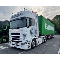 WSI Scania S520 6x2 with 3-axle container trailer PAUL CLEAVER Suffolk England