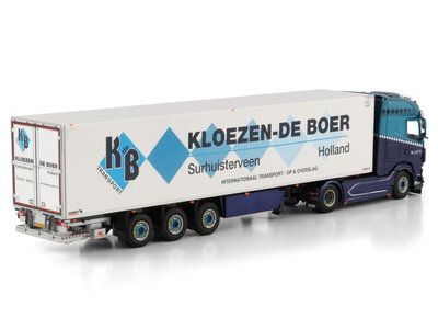 WSI WSI DAF XG 4x2 with 3-axle reefer trailer  KLOEZEN - DE BOER TRANSPORT