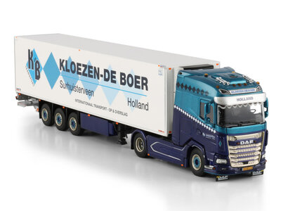 WSI WSI DAF XG 4x2 met  3-assige koeloplegger KLOEZEN - DE BOER TRANSPORT