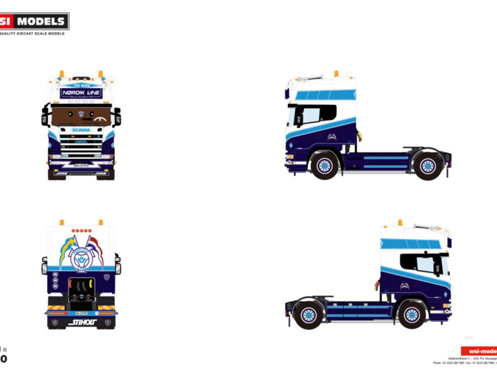 WSI WSI Scania 4-serie Topline 4x2 NORDIK LINE