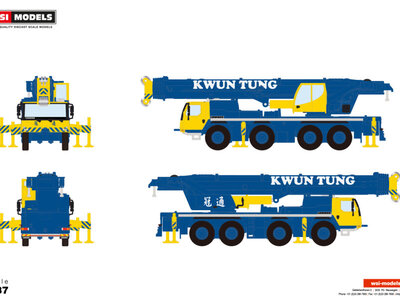 WSI WSI Liebherr LTM 1120-4.1 Mobile crane  KWUN TUNG / Schaal 1:87