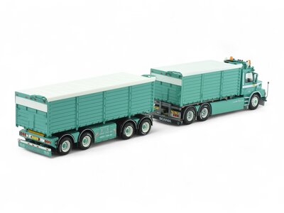 Tekno Tekno Scania 142H Torpedo Riged truck with 4-axle trailer JACOB PEDERSEN