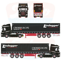 Tekno Scania Next Gen R-serie Highline with 3-axle curtainside trailer LINDEGGER