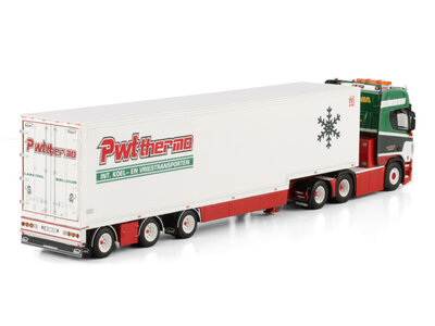WSI WSI Scania R Highline 6x2 tag axle + semi box trailer PWT THERMO