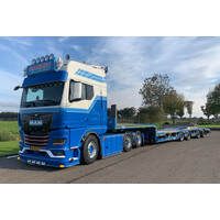 WSI MAN TGX GX 6x2 witht 4-as semi wheel well low loader MANDERS DEURNE