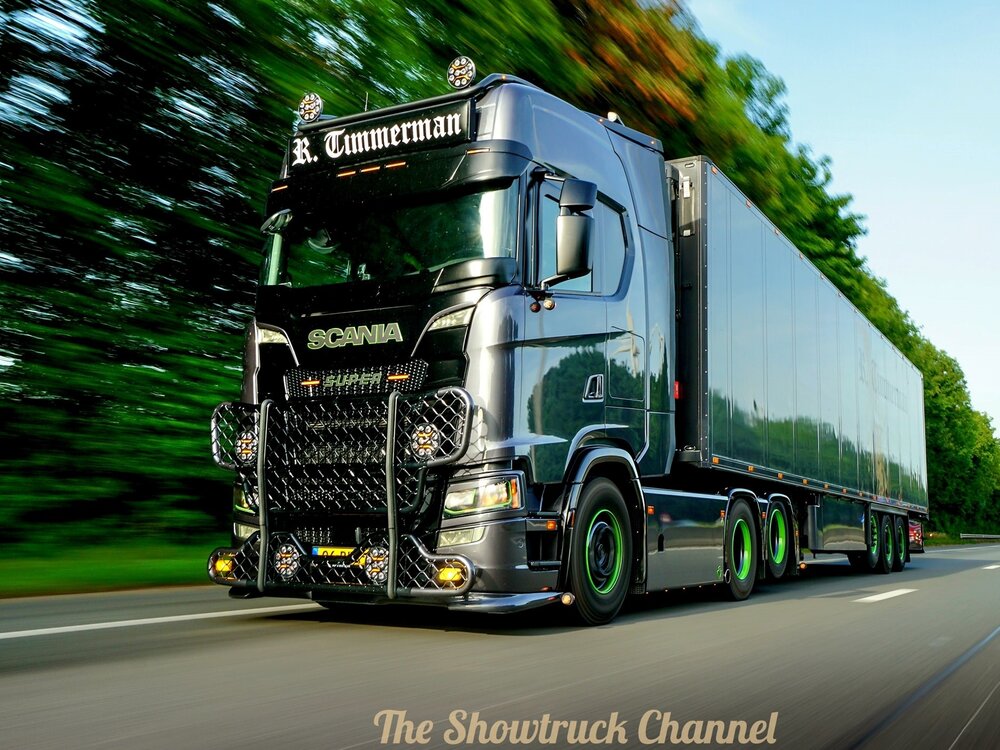 Tekno Tekno Scania NGS Highline 6x2 met 3-assige koeloplegger RUUD TIMMERMAN