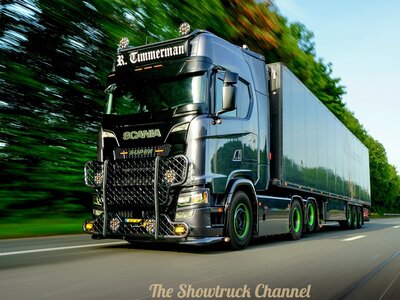 Tekno Tekno Scania NGS Highline 6x2 with 3-axle reefer trailer RUUD TIMMERMAN