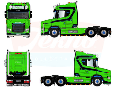 Tekno Tekno Scania Tuft RT normal roof 6x2 RÜSSEL TRUCKSHOW 2026