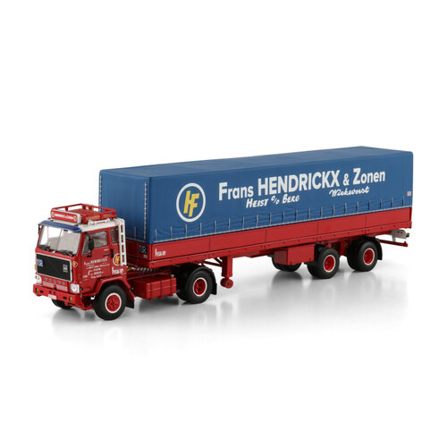 WSI WSI Volvo F89 6x2 met 2-assige klassieke zeilenoplegger HENDRICKX & ZONEN WSI WSI Volvo F89 6x2 met 2-assige klassieke zeilenoplegger HENDRICKX & ZONEN