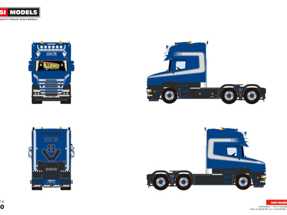 WSI WSI Scania 4-serie Torpedo Topline 6x4 SDTB