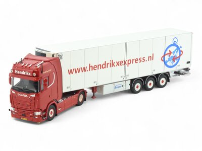 Tekno Tekno Scania NGS 530 4x2 trekker met 3-assige Ekeri koeloplegger HENDRIKX EXPRESS Tekno Tekno Scania NGS 530 4x2 trekker met 3-assige Ekeri koeloplegger HENDRIKX EXPRESS