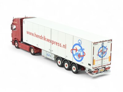 Tekno Tekno Scania NGS 530 4x2 trekker with 3-axle reefer trailer HENDRIKX EXPRESS