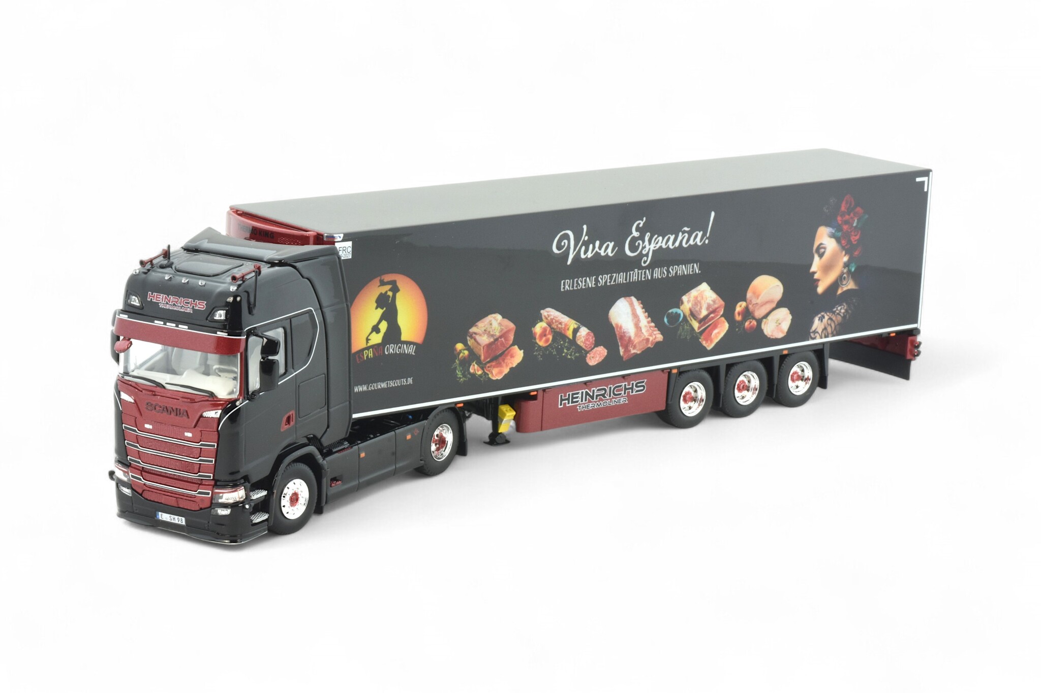 ミニカー 1/50 Tekno SCHMITZ reefer trailer reefer trailer thermoking 3 axle 