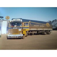 Tekno Scania 141 4x2 with 2-axle tilt trailer ASG KLIPPAN
